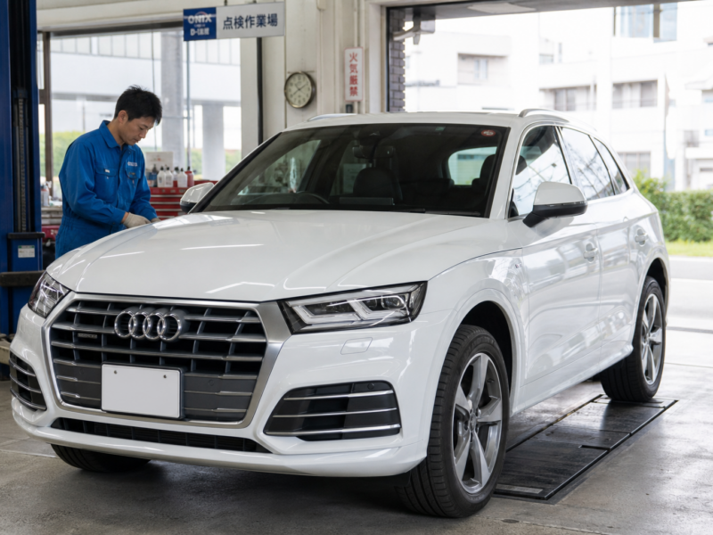 アウディ Q5 ブレーキ異音 メイン 施工事例 ハードワーカーズ 仙台店