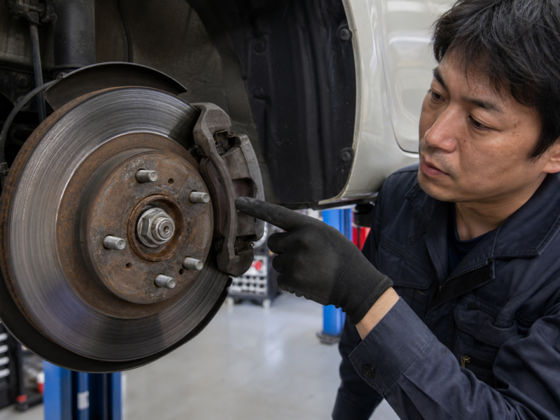 アウディ Q5 ブレーキ異音 症状1 施工事例 ハードワーカーズ 仙台店
