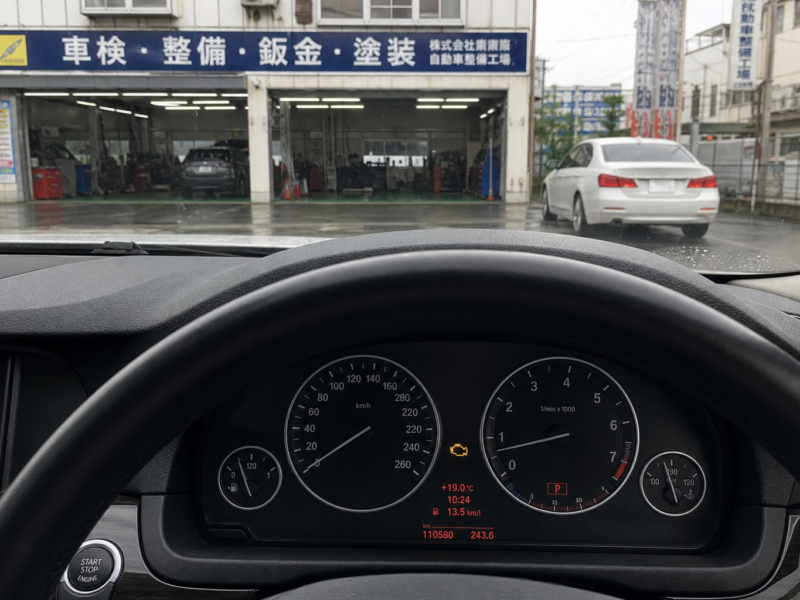 BMW 5シリーズ タイミングチェーン異音 症状2 施工事例 ハードワーカーズ 仙台店