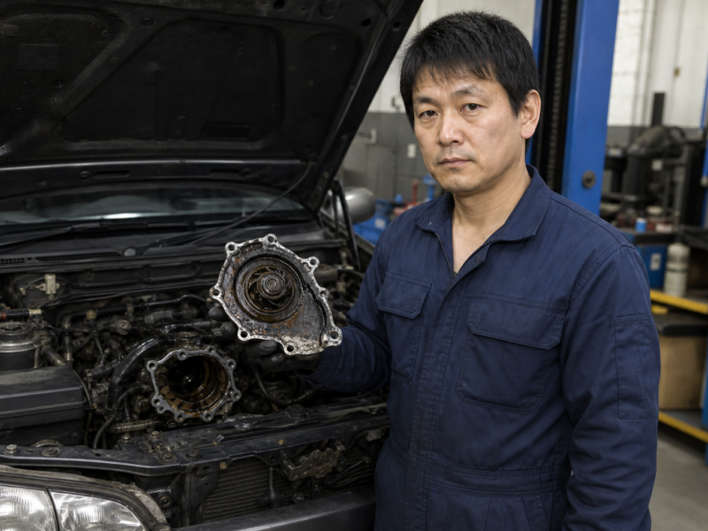 ジャガー XF 冷却水漏れ 交換 施工事例 ハードワーカーズ 仙台店