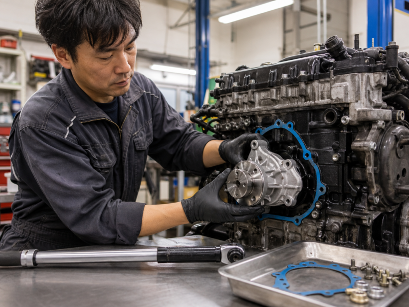 ジャガー XF 冷却水漏れ 充填 施工事例 ハードワーカーズ 仙台店