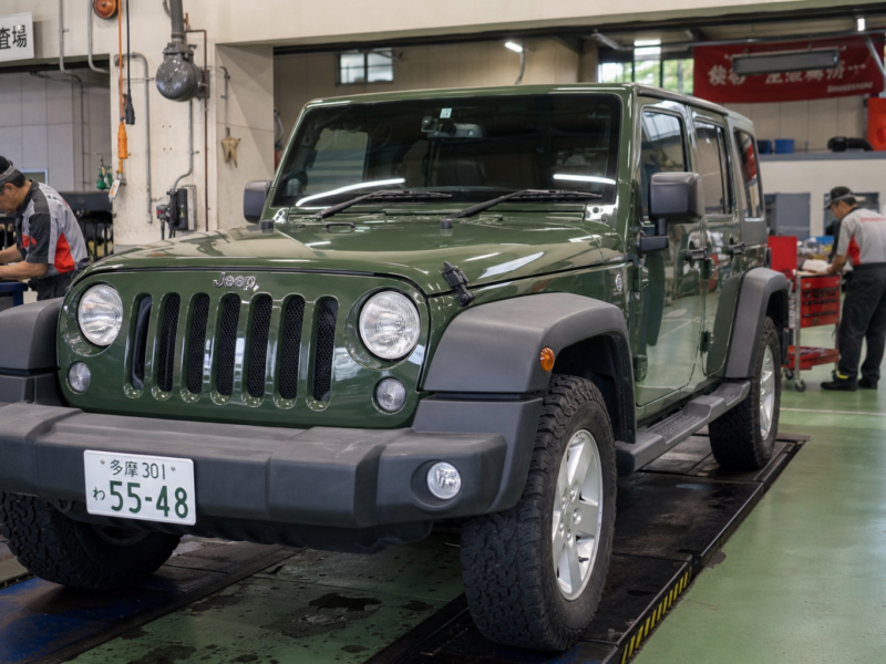 ジープ Wrangler パッド残量僅少 メイン 施工事例 ハードワーカーズ 仙台店