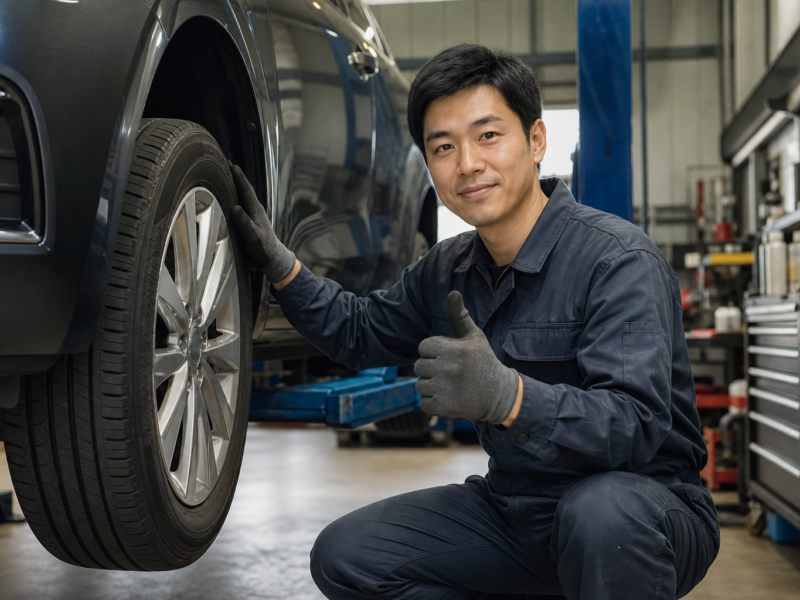 ジープ Wrangler パッド残量僅少 制動試験 施工事例 ハードワーカーズ 仙台店