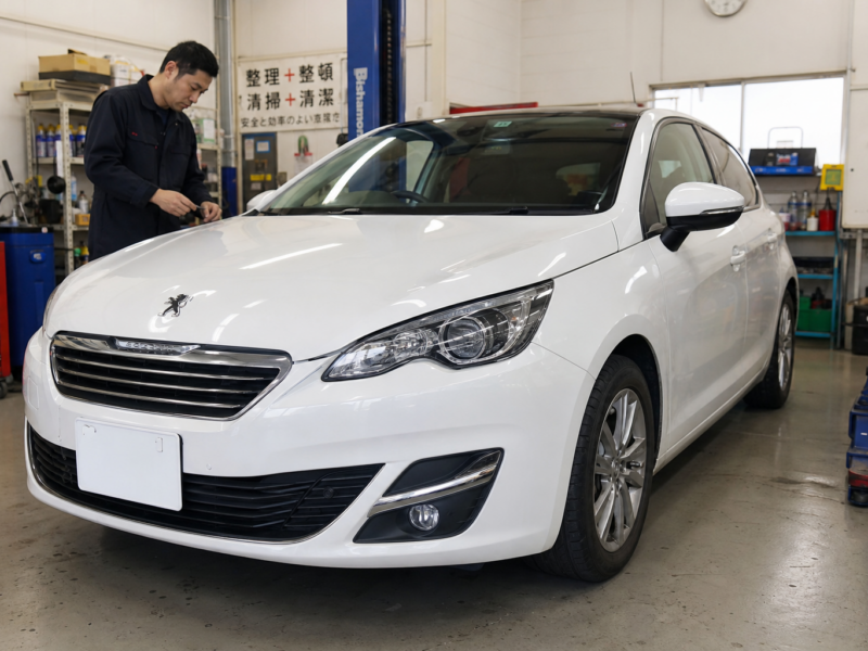 プジョー 308 DPF警告灯 メイン 施工事例 ハードワーカーズ 仙台店