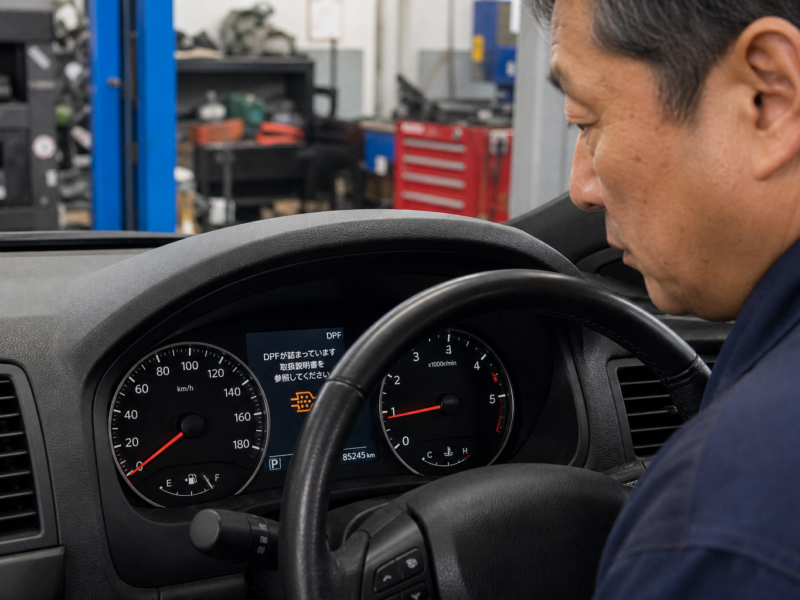 プジョー 308 DPF警告灯 症状1 施工事例 ハードワーカーズ 仙台店