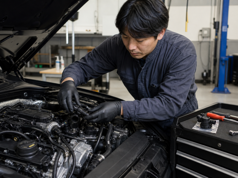 ボルボ XC60 オイル消費 PCV交換 施工事例 ハードワーカーズ 仙台店