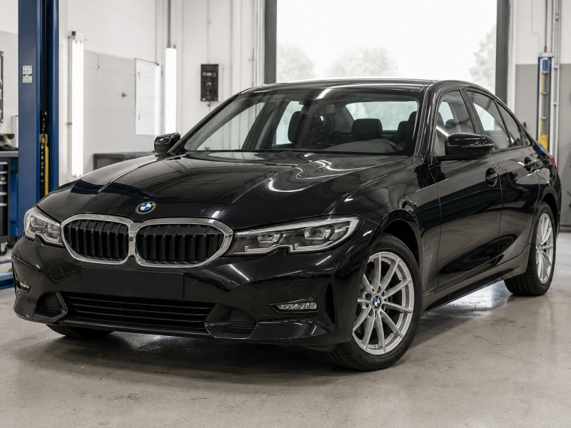 BMW 320d ドア凹み メイン 施工事例 ハードワーカーズ 仙台店