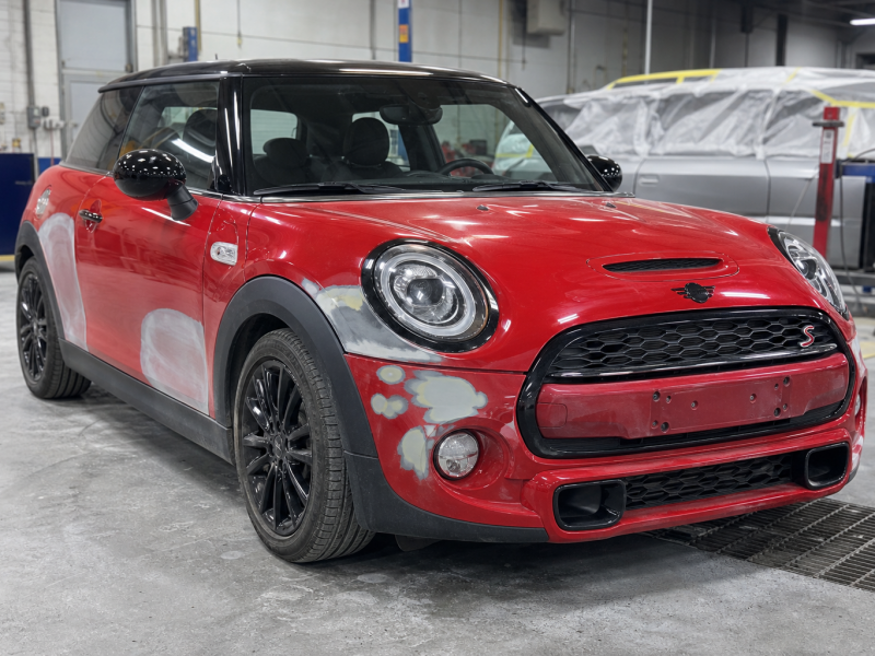 MINI Cooper S リアバンパー メイン 施工事例 ハードワーカーズ 仙台店