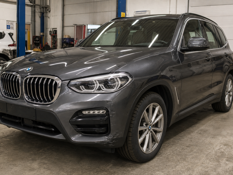 BMW X3 xDrive20d 保険修理 メイン 施工事例 ハードワーカーズ 仙台店